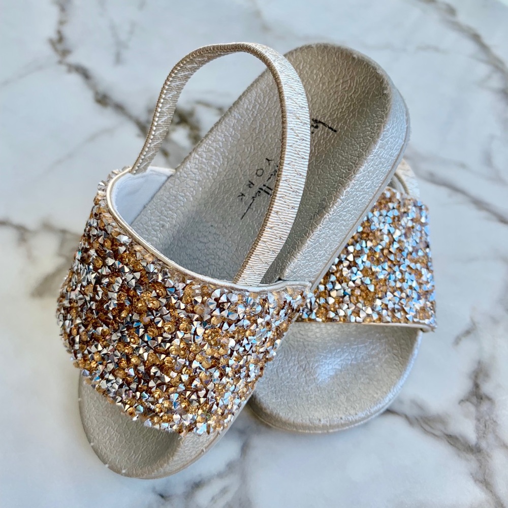 Gold Sandals Toddler Size 6